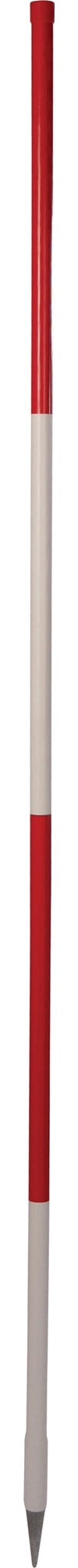 Fluchtstab 2 m NESTLE – Holz, 30 mm Ø, PVC-Ummantelung, Stahlspitze