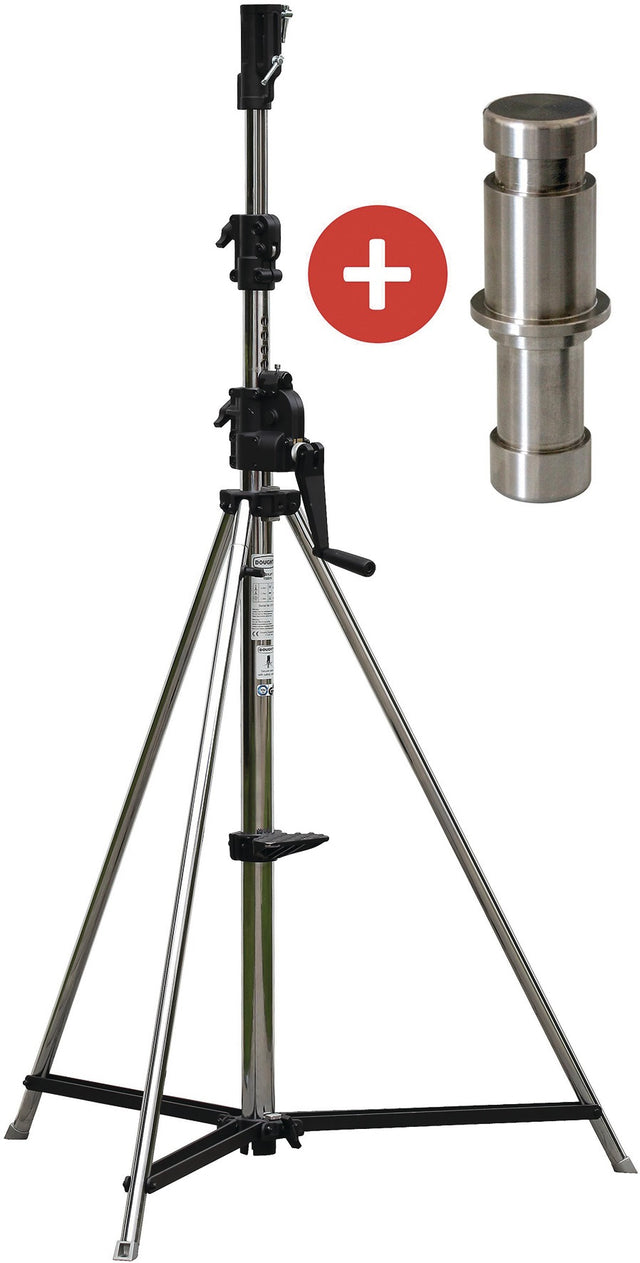 SONLUX Stativ 1850 mm aus Metall und Kunststoff für Baustellenleuchten, 22,5 kg