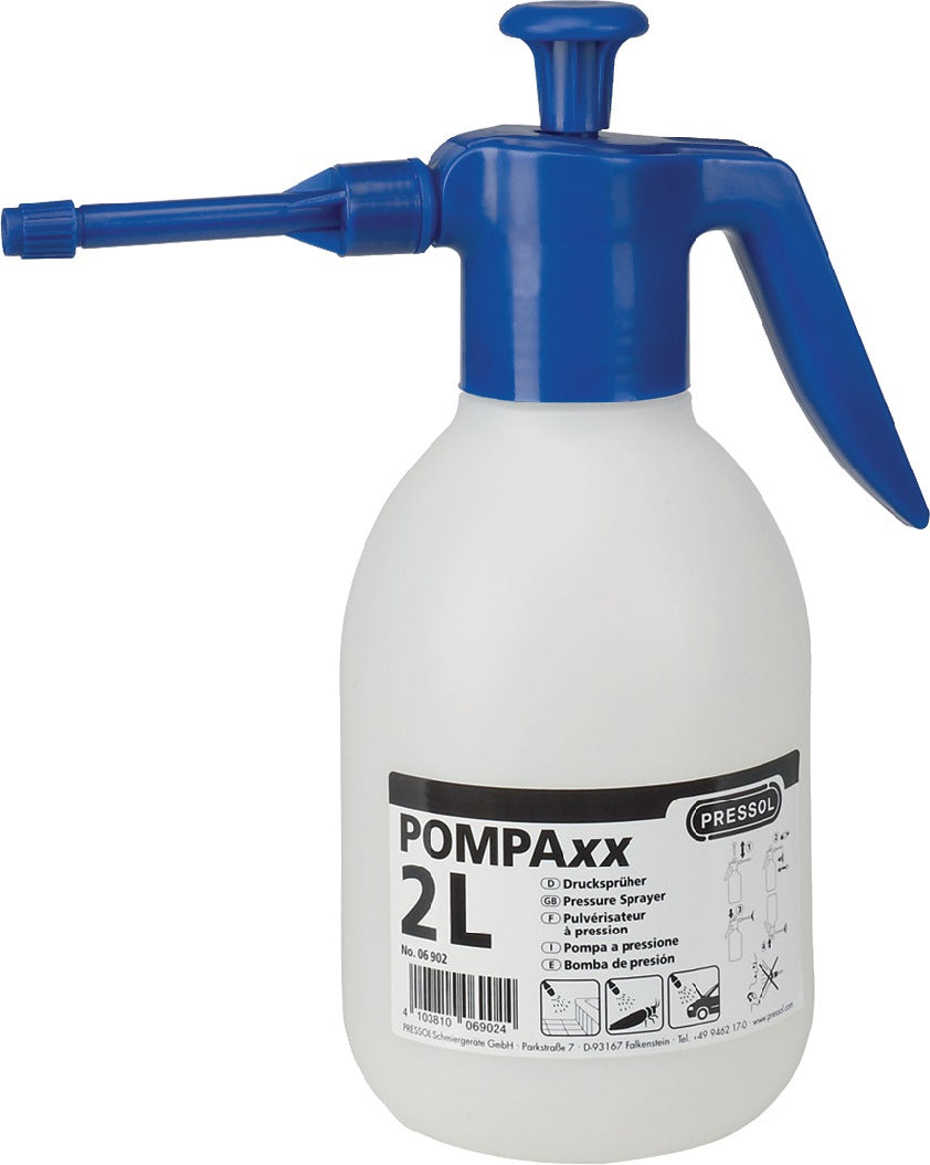 Drucksprüher POMPAxx 2 l PRESSOL – Manueller Druckaufbau, verstellbare Düse