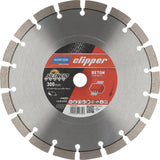 NORTON CLIPPER Diamanttrennscheibe Extreme Silencio 300 mm – 15 dB(A) leiser für Trennschleifer