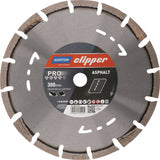 NORTON CLIPPER Diamanttrennscheibe Pro Asphalt II 300 mm, 12 mm Segmente, für Trennschleifer