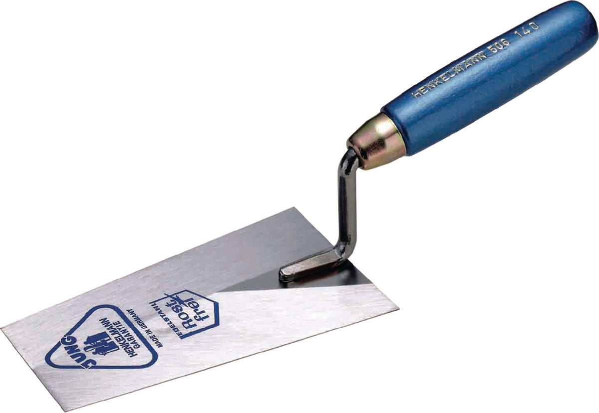 HENKELMANN Berner Putzkelle 140 mm rostfreier Edelstahl mit Buchenholzheft