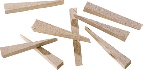 HUFA Buchenholzkeile 5 x 7 x 54 mm, 250 Stück im Beutel – Präzise Fliesenkeile aus Holz