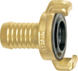 GEKA Schlauchstück Messing 13 mm (1/2") mit NBR-Dichtring
