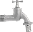 GEKA Wasserhahn MS Nenn-Gr. 13 mm (1/2 Zoll) Außengewinde – Messing matt verchromt