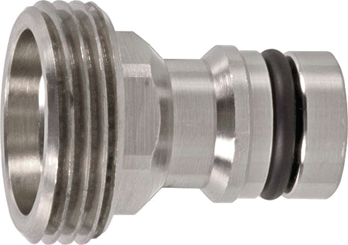 GEKA plus Gerätestecker Messing vernickelt 1/2 Zoll Außengewinde – 10 Stück