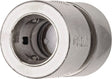 GEKA plus Schlauchstück Wasserstop 13 mm (1/2") Messing vernickelt