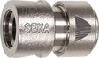 GEKA plus Schlauchstück 13 mm Messing vernickelt, 10 Stück SB-Packung von Karasto