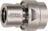 GEKA plus Schlauchstück 13 mm Messing vernickelt, 10 Stück SB-Packung von Karasto