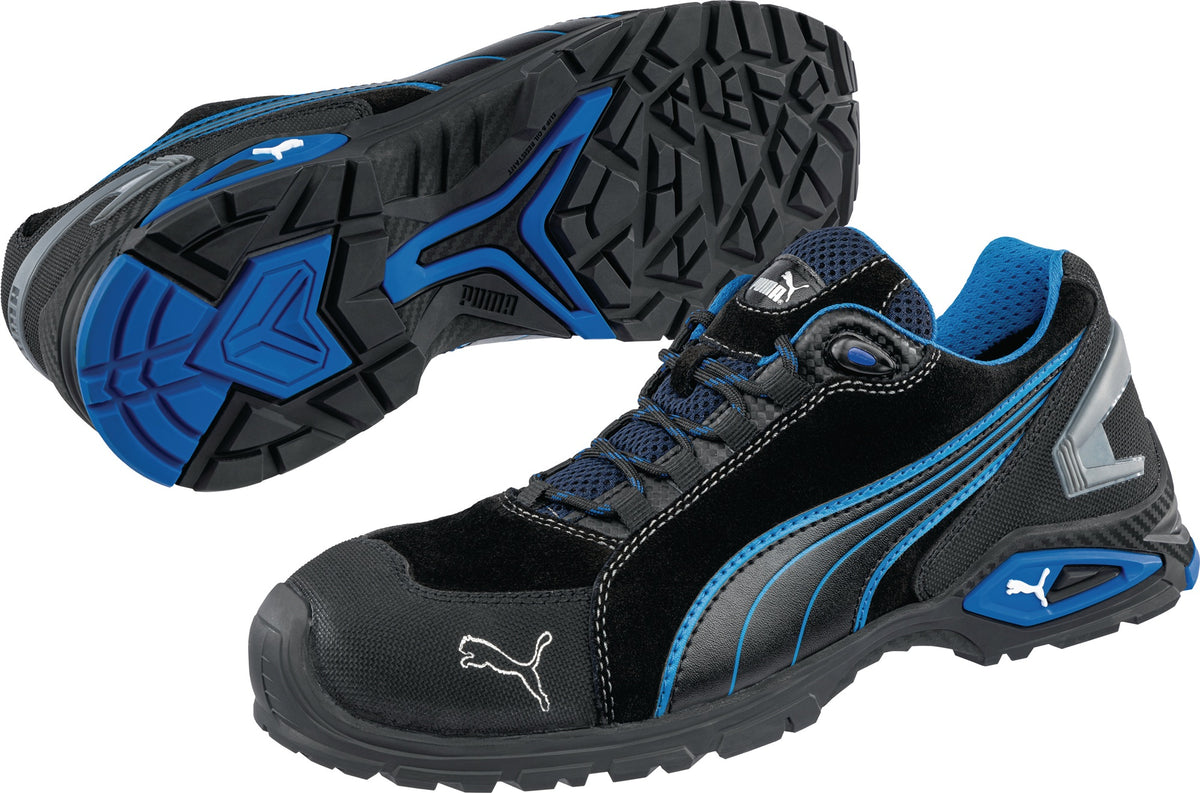 PUMA Sicherheitsschuh Rio Black Low S3L FO SR – Aluminiumkappe & metallfreier Durchtrittschutz