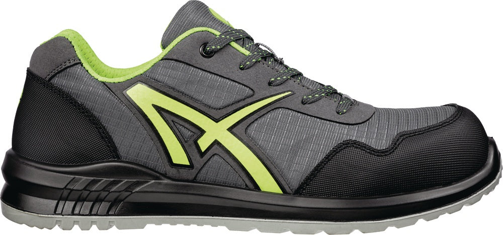 ALBATROS Sicherheitsschuh DRIFTER GREEN LOW S1PL ESD FO SR – Gr. 40, Weite 11, grau/grün