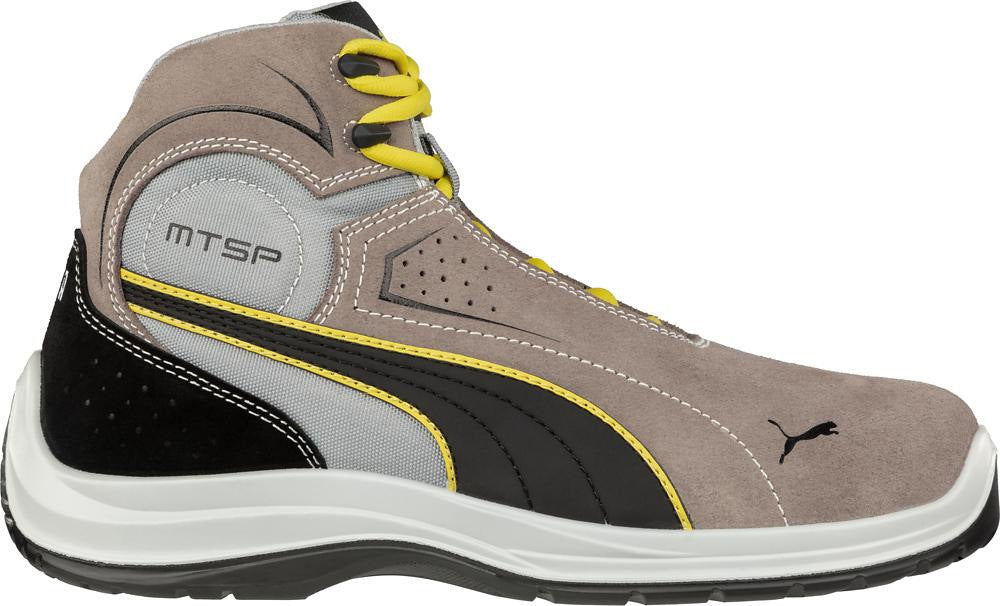 PUMA Sicherheitsstiefel TOURING STONE MID S3 SRC Veloursleder beige Gr. 40
