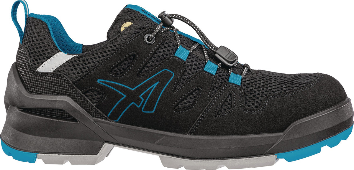 ALBATROS Sicherheitsschuh FASTPACK LOW S1PL ESD FO SR – Mikrofaser, Fiberglaskappe, Gr. 36