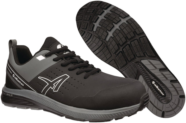 ALBATROS Sicherheitsschuh Vigor 2 Impulse Black Low S3S ESD – Mikrofaser, Fiberglaskappe