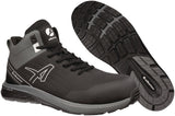 ALBATROS Sicherheitsstiefel Vigor 2 Impulse Black Mid S3S ESD FO HRO SR, Gr. 40, grau