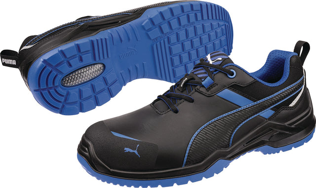 PUMA Sicherheitsschuh KRYPTON BLUE LOW S3S ESD FO SR – Fiberglaskappe & FAP Durchtrittschutz