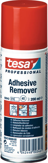 tesa Klebstoffentferner 60042 Spraydose 200 ml – Entfernt Klebstoffreste und Etiketten rückstandsfrei