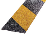 tesa Antirutschklebeband extra stark 60954 – 18 m x 50 mm, schwarz/gelb, R13