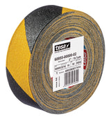 tesa Antirutschklebeband extrem flexibel 60955 – 18 m x 50 mm, schwarz/gelb, R13
