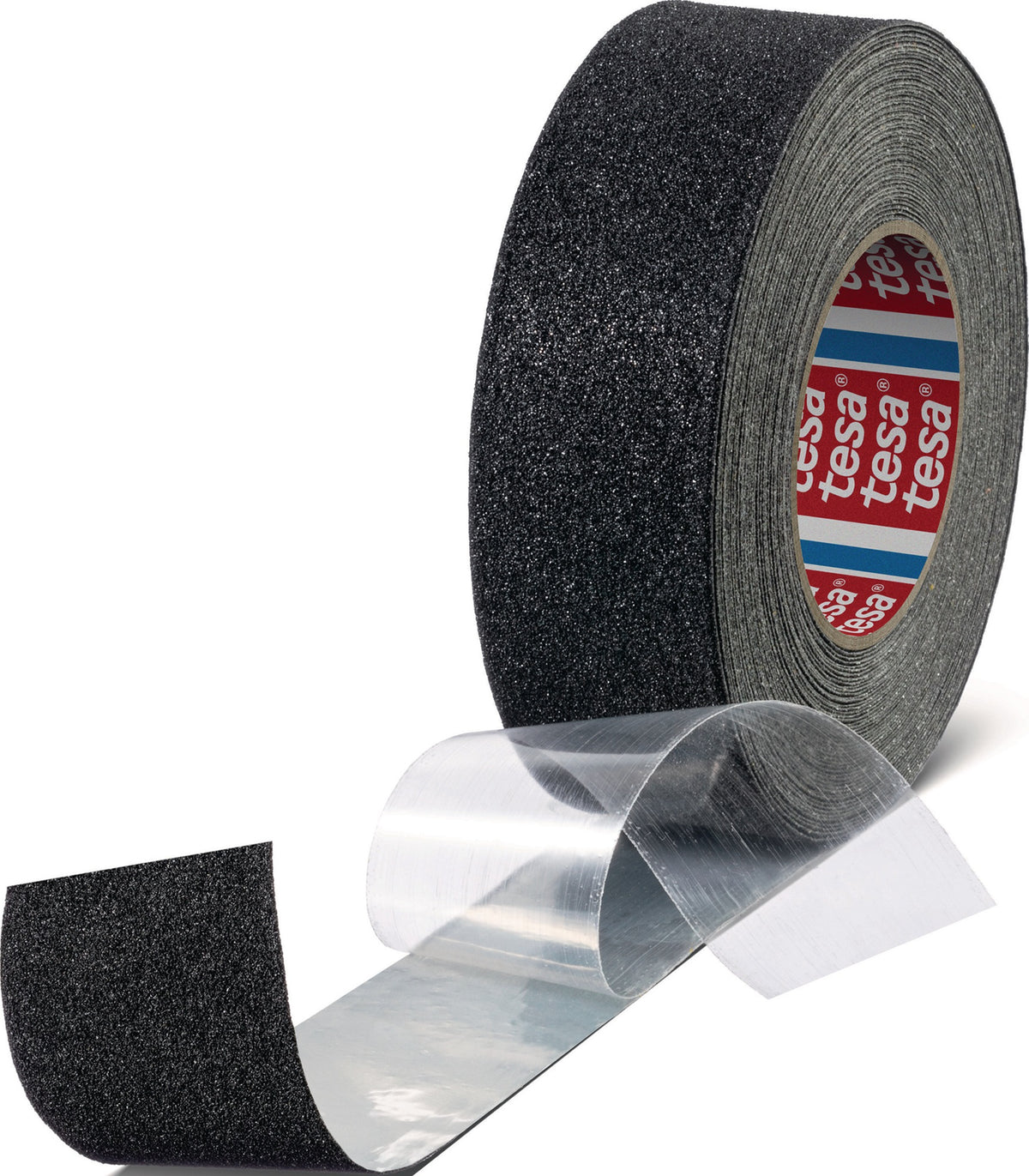 tesa Antirutschklebeband extrem flexibel 60955 – 18 m x 50 mm, schwarz/gelb, R13