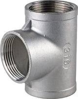 SPRINGER Gewindefitting T-Stück 90° IG NPS 1/2 Zoll V4A Edelstahl 10 Stk.