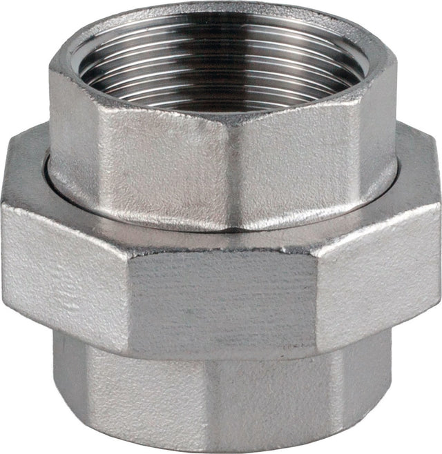 SPRINGER Verschraubung I/I flach dichtend NPS 1/2 Zoll AISI 316 Edelstahl Fitting 311