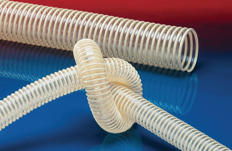 NORPLAST® PUR 385 AS Absaug- und Förderschlauch von NORRES – 20 mm Innen-Ø, 10 m, antistatisch