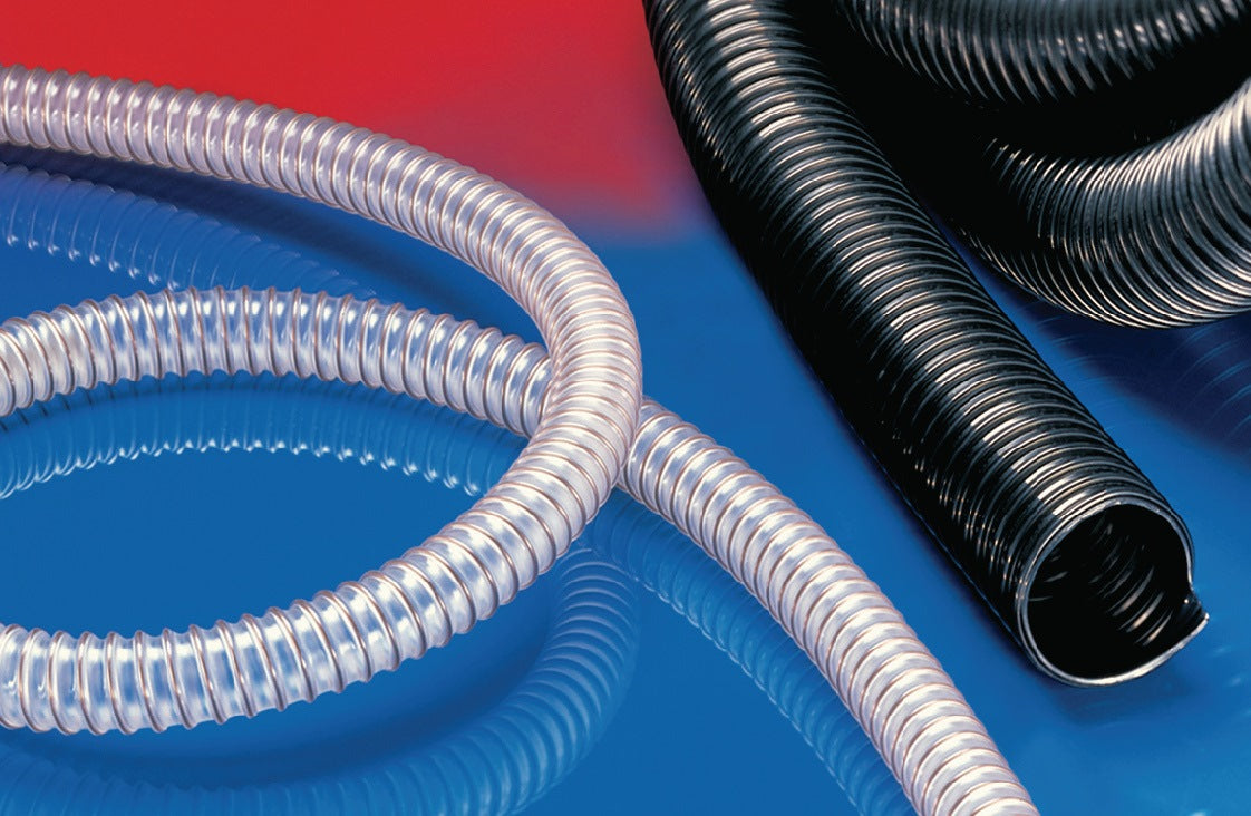 NORRES AIRDUC® PUR 355 HT Absaug- und Förderschlauch 32 mm ID, 10 m Rolle, hitzebeständig
