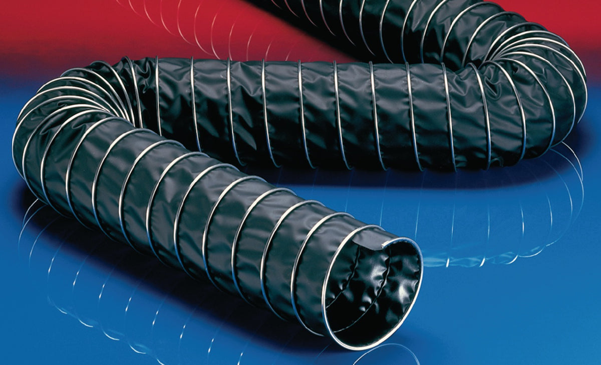 NORRES Absaug- und Gebläseschlauch CP HiTex 467 WELDING ID 50-51 mm, 6 m Rolle, hitzebeständig bis 260 °C