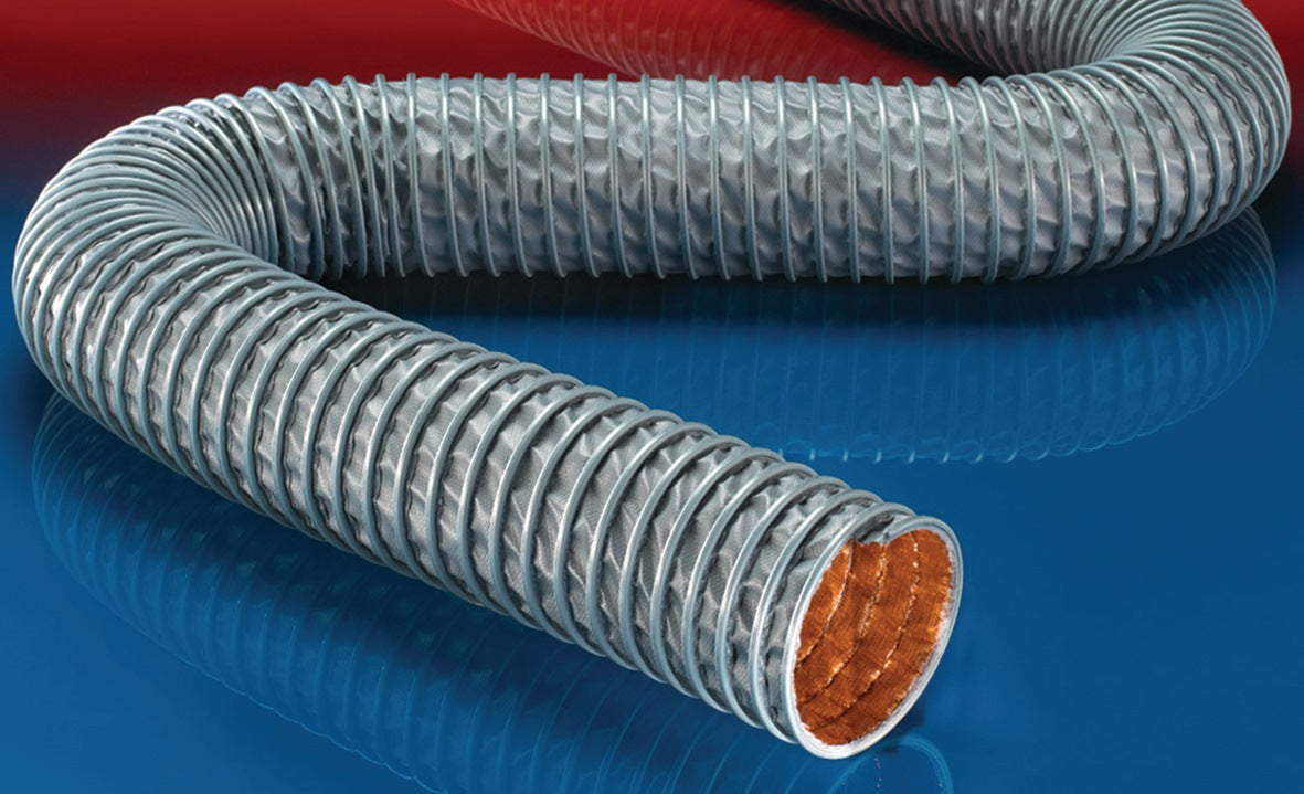 NORRES Absaug- und Gebläseschlauch CP Kapton® 476 – Hochtemperatur bis 400°C, 50-51 mm, 6 m