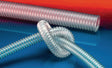 NORRES Förderschlauch AIRDUC® PUR-INOX 351 FOOD-AS ID 32 mm AD 40 mm, 10 m Rolle, lebensmittelecht
