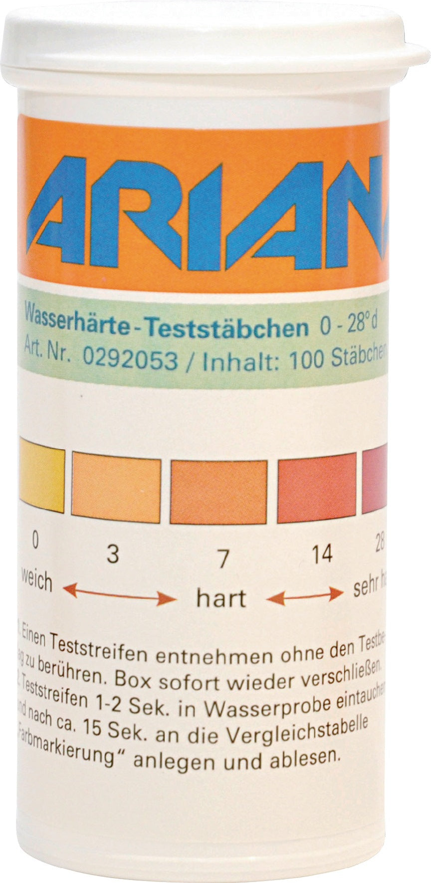 ARIANA Messstäbchen TRGS 611 Nitrit-Gehalt 0-25 mg/l 100 St. Dose