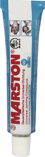 MARSTON Universaldichtmasse rot 85g Tube – dauerplastisch, DVGW & NSF P1, -55 bis +270 °C