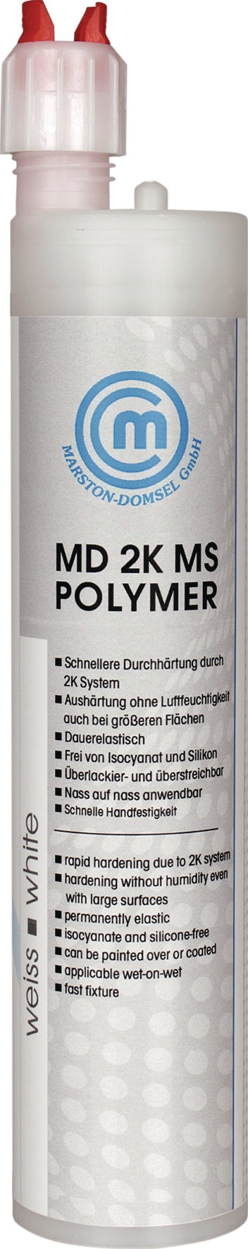 MARSTON 2K-Hybrid-Polymer MD-MS 300g hellgrau Peelerkartusche – 16 Stück
