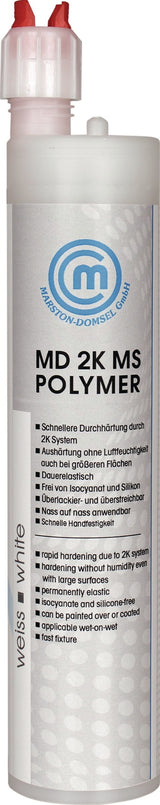 MARSTON 2K-Hybrid-Polymer MD-MS 300g hellgrau Peelerkartusche – 16 Stück
