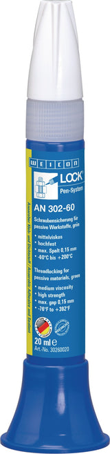 WEICONLOCK AN 302-60 Schraubensicherung 50 ml Pen hochfest grün