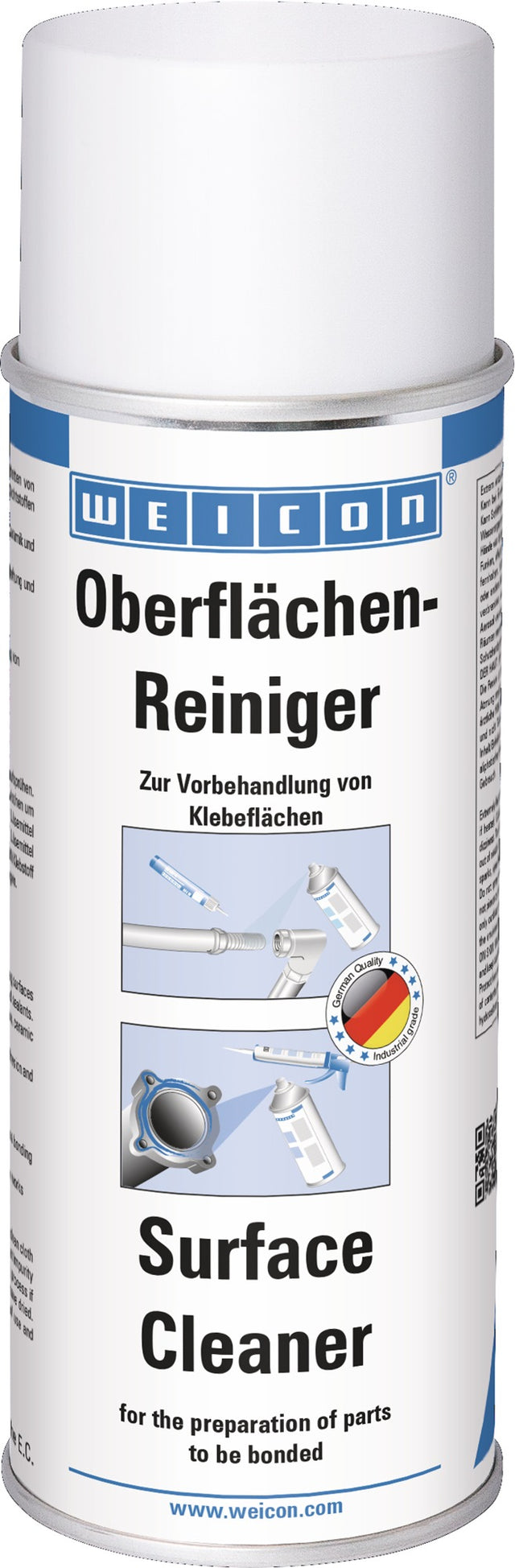 WEICON Oberflächenreiniger 400 ml Spraydose – Reiniger und Entfetter für Klebeflächen