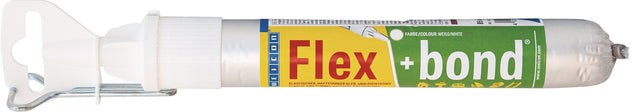 WEICON Flex+bond® Kleb- und Dichtstoff weiß 85 ml – 12er-Pack, universell, dauerelastisch