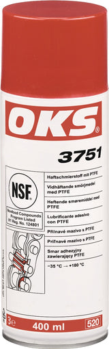 OKS 3751 Haftschmierstoff mit PTFE, NSF H1, 400 ml Spraydose – 12 Stück