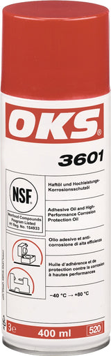 Haftöl-/Hochleistungskorrosionsschutzöl OKS 3601 gelbbraun NSF H1 400 ml Spraydose – 12 Stück