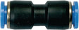 RIEGLER Gerade Steckverbindung Blaue Serie 6 mm L1 34,6 mm – 10 Stück