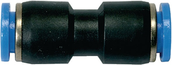 RIEGLER Gerade Steckverbindung Blaue Serie 6 mm L1 34,6 mm – 10 Stück