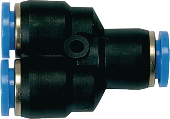 RIEGLER Y-Steckverbindung Blaue Serie 6 mm L1 36,5 mm – 10 Stück