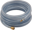 RIEGLER PVC-Druckluftschlauchset 5 m, ID 6 mm, AD 12 mm, mit Schnellverschlusskupplung DN 7,2