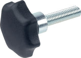 GANTER Sterngriff GN 6336.4 Sterngriffschraube Kunststoff M6 32mm – 25 Stück