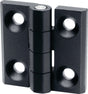 GANTER Scharnier GN 237, 40 x 40 x 5 mm, Zink-Druckguss, schwarz beschichtet