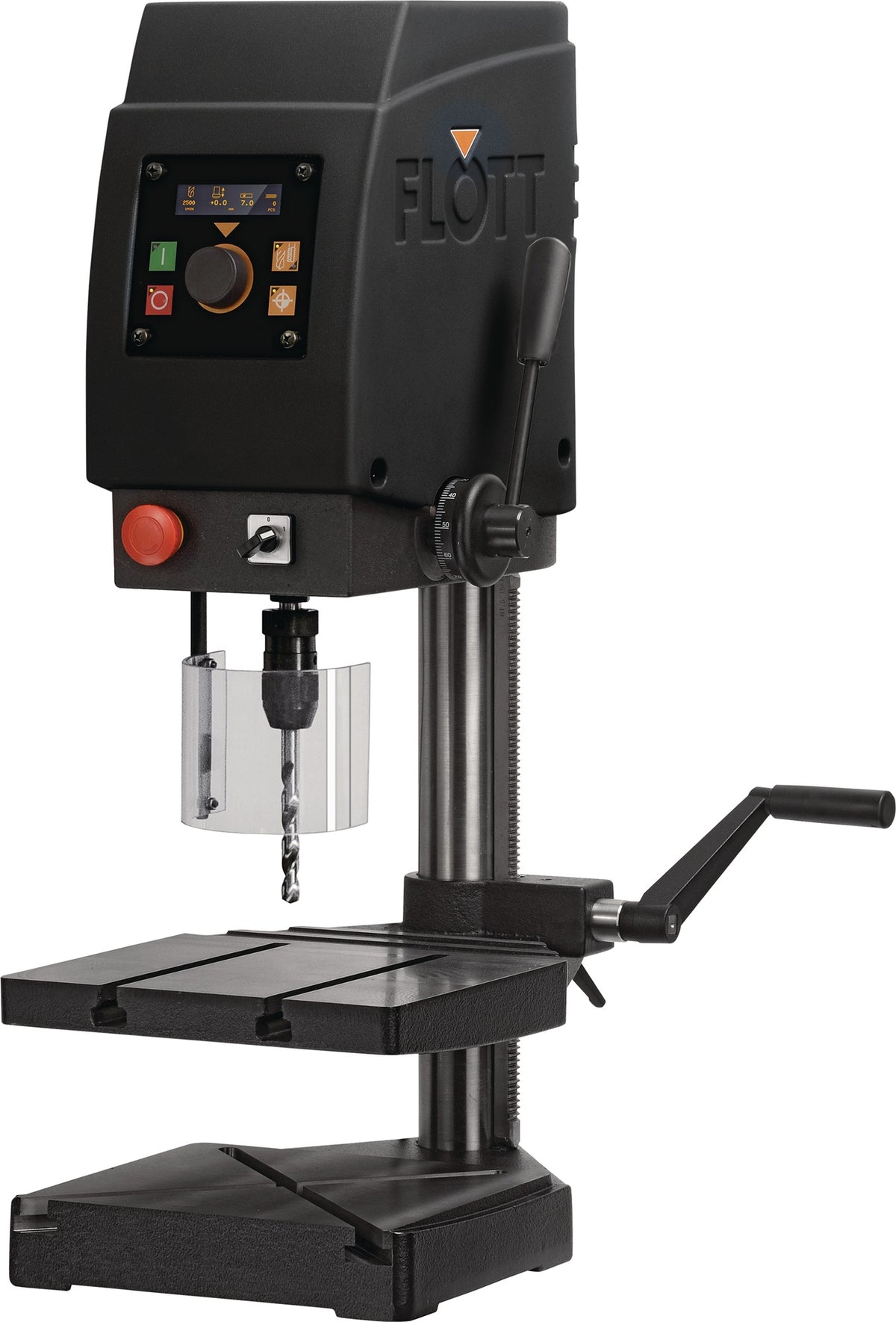 FLOTT Tischbohrmaschine TB 15 Plus 18 mm M10 MK2 40-4000 min-¹ – Präzision für Metallbearbeitung