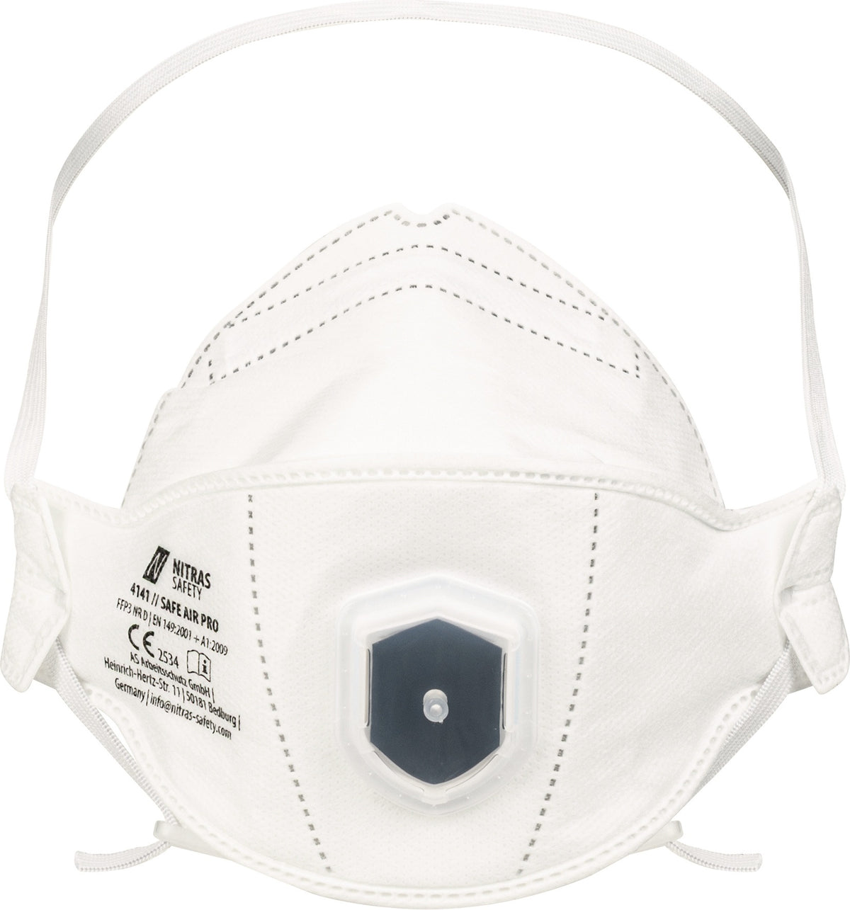 NITRAS SAFETY Atemschutzmaske FFP2 NR D mit Ventil – 15 Stück
