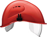 VOSS Schutzhelm VisorLight signalweiß PE EN 397 mit integriertem Visier