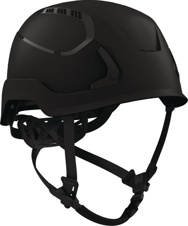 VOSS Kletterhelm empor schwarz – ABS-Helmschale, EN 397 Typ 2, Click & Change